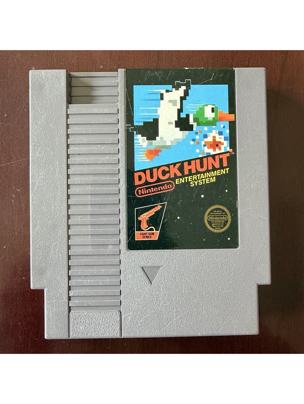 Nintendo NES Duck Hunt 5 Screw Black Box Cartridge Tested Cleaned Working